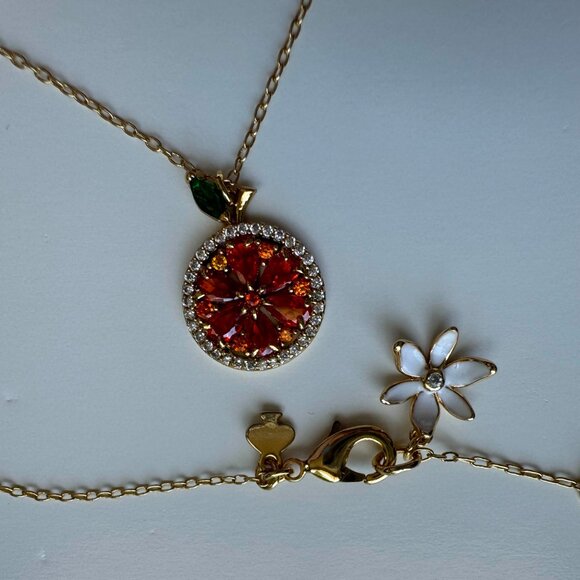 kate spade Jewelry - ♠️ Kate Spade Sweet Citrus Orange Mini Pendant ♠️